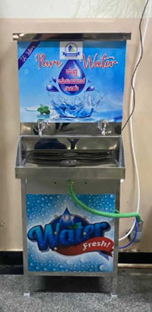 Water purifier cum dispenser for institutions